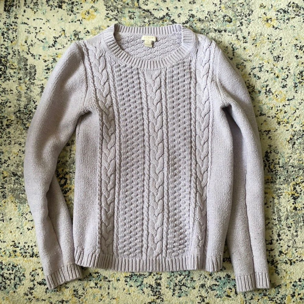 Lilac pastel sweater by J Crew